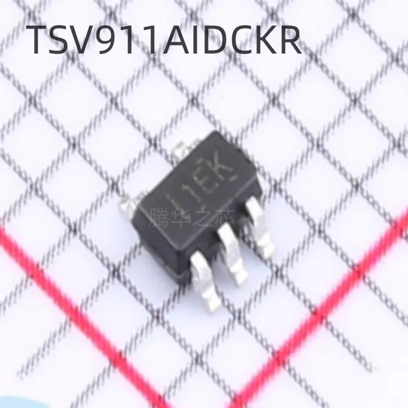 10ШТ новый пакет микросхем операционного усилителя TSV911AIDCKR Silkscreen 1EK SC70-5