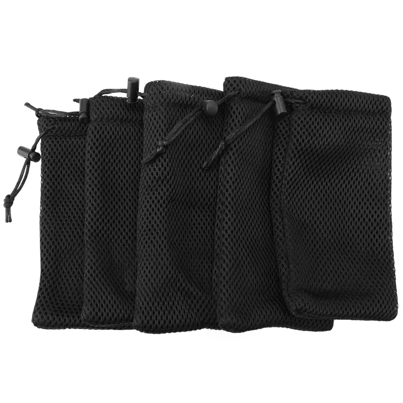 HAWEEL 5-Pack Сумка для хранения с нейлоновой сеткой на шнурке - Универсальная сумка для путешествий и активного отдыха Для мобильного телефона, солнцезащитных очков, El