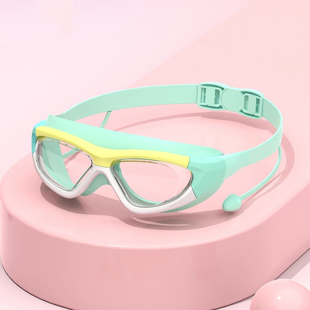 Водонепроницаемые прозрачные очки для плавания Эргономичный дизайн, подходящие для детей Очки для дайвинга для девочек и мальчиков Профессиональный комплект