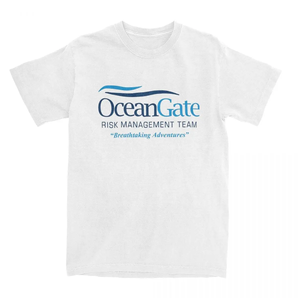 Забавная футболка OceanGate Risk Management С захватывающими приключениями, мужские и женские хлопковые футболки с круглым вырезом, графическая одежда