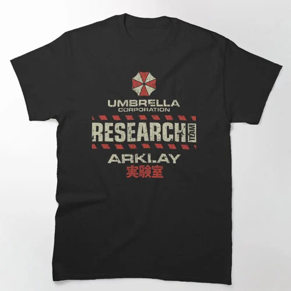 Мужская и женская футболка Arklay Lab Staff, футболка унисекс Resident Biohazard Evil