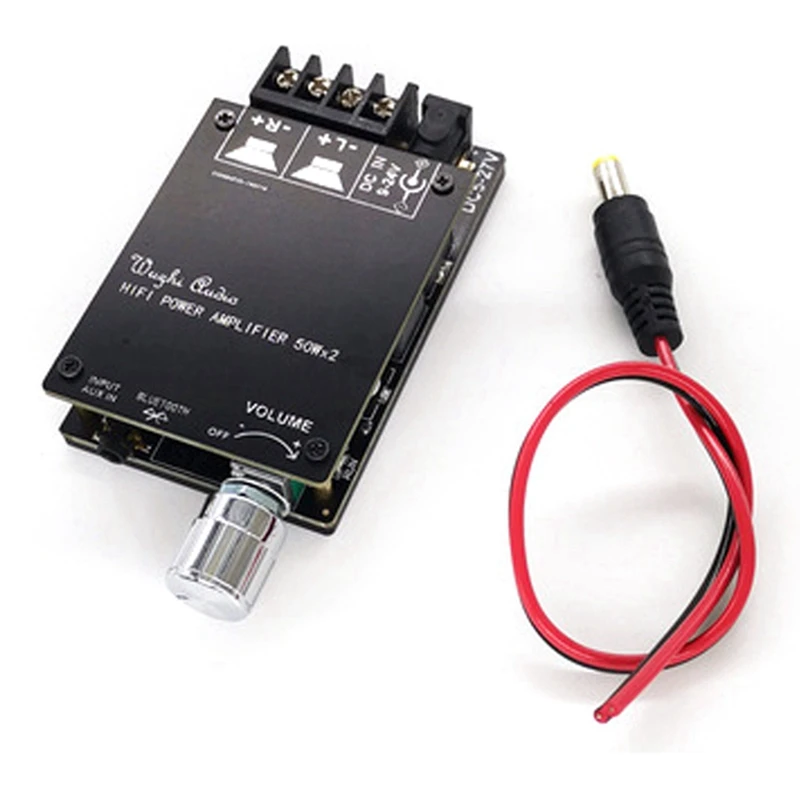 Плата цифрового аудиоусилителя ZK-502C Bluetooth TPA3116 50Wx2 Стерео 2.0-канальный модуль усилителя мощности HIFI